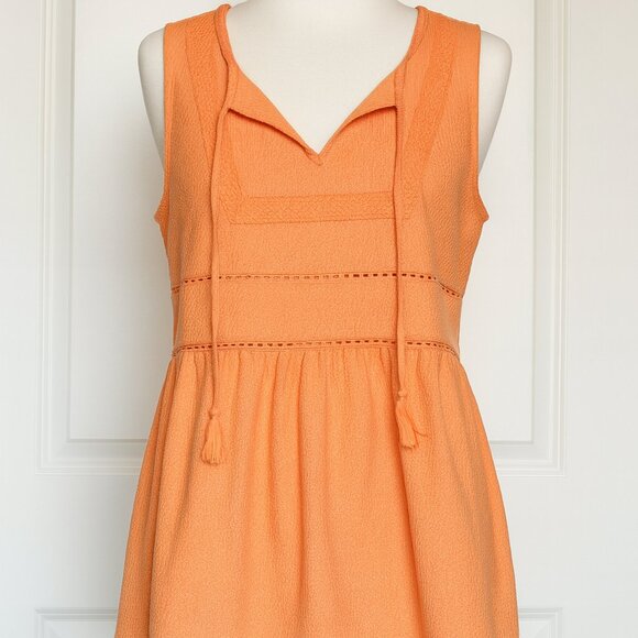 Frye Peplum Tank in Cadmium Orange – Size M - NWT - Picture 1 of 6
